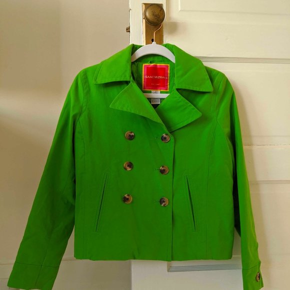 Retro 60's lime green coat - Picture 1 of 3
